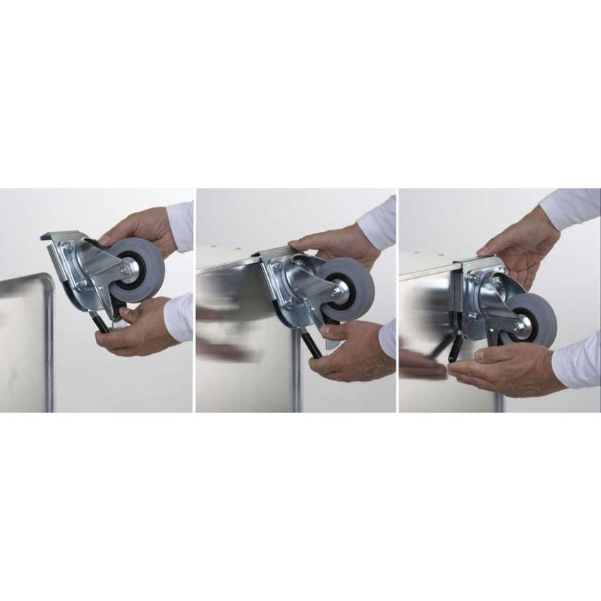 Zarges 40742 Wheel Set for all Zarges EuroBox + K 470