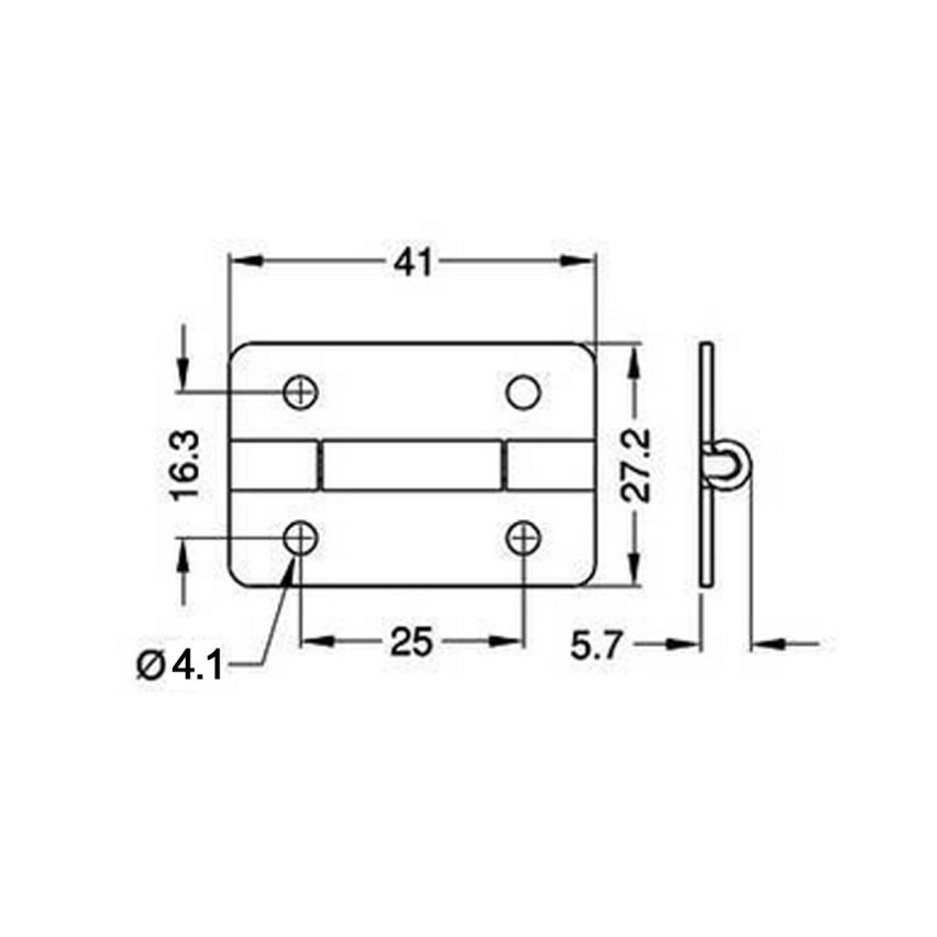 Hinge 40x27, Osaka 4440